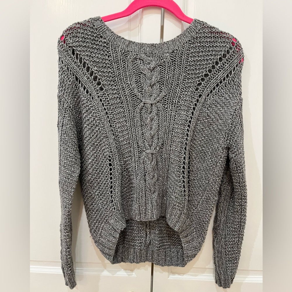 Vince Grey Hand Knitted Sweater.